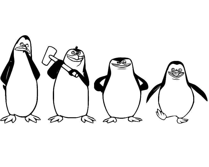Pinguins de Madagascar