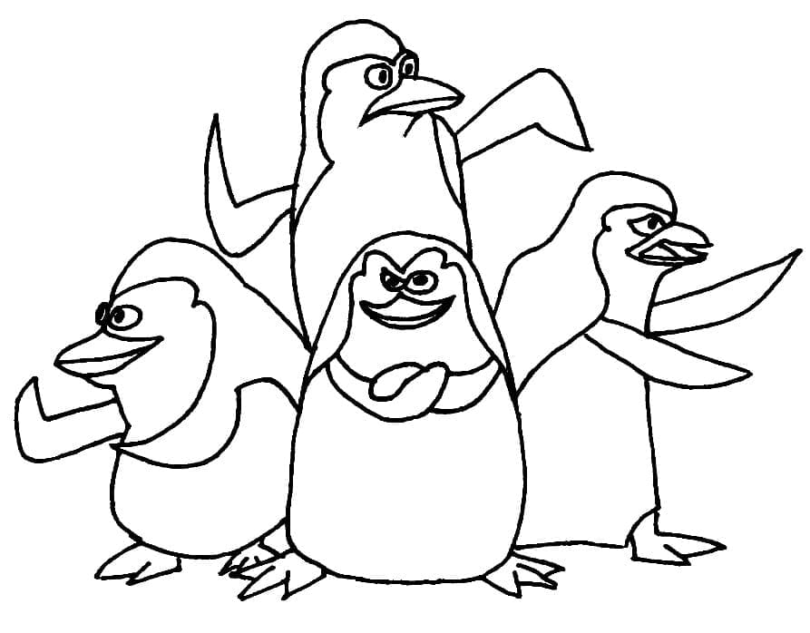 Pinguins de Madagascar