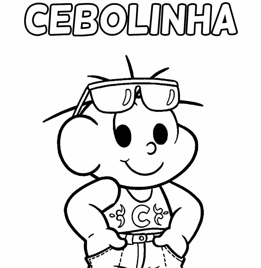 Desenhos de Cebolinha para Imprimir e Colorir
