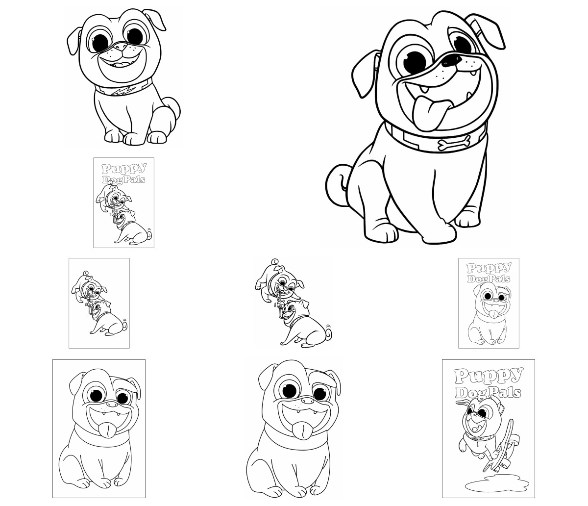 27 desenhos de Puppy Dog Pals — Para colorir e imprimir 27 desenhos de Puppy Dog Pals — Para colorir e imprimir