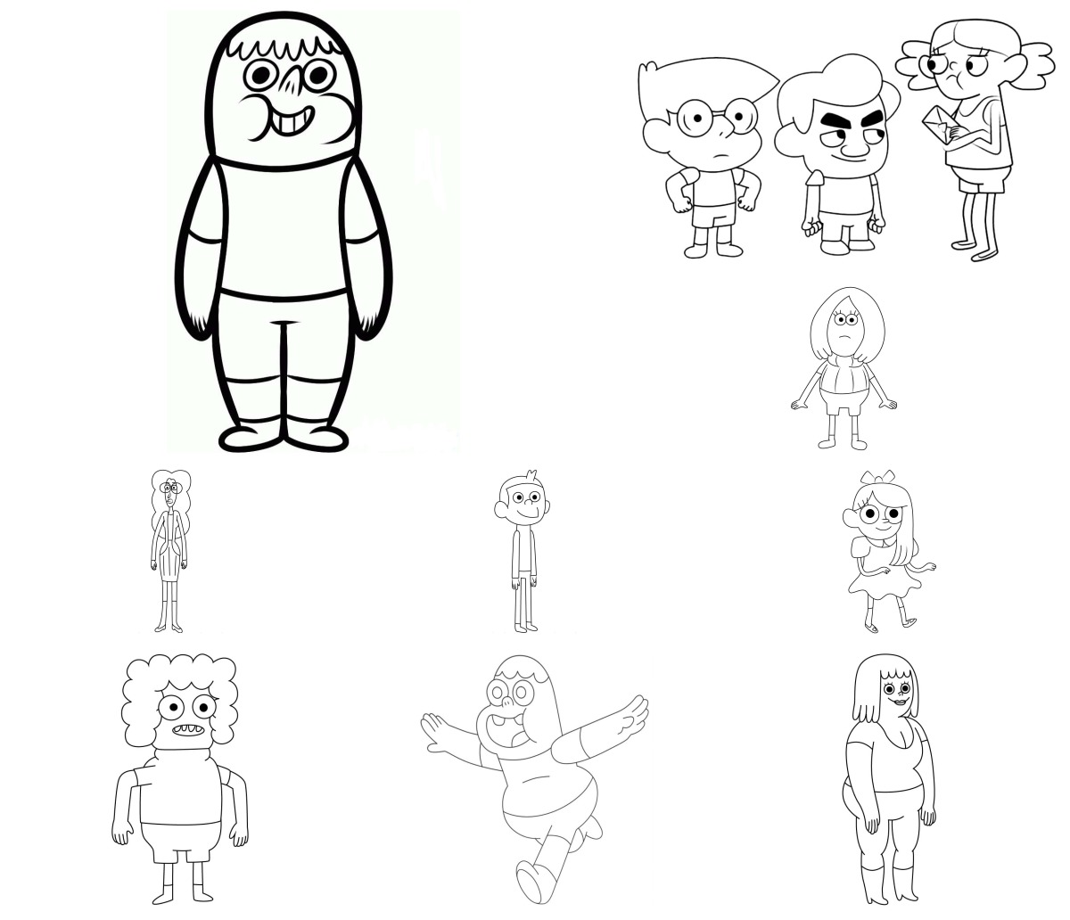 17 desenhos de Clarêncio, o Otimista — Para colorir e imprimir 17 desenhos de Clarêncio, o Otimista — Para colorir e imprimir