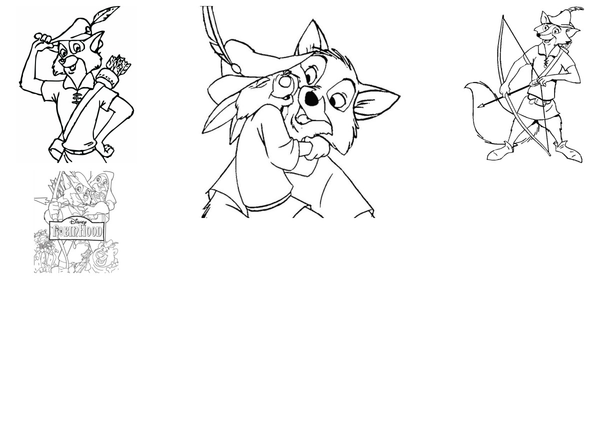 15 desenhos de Robin Hood — Para colorir e imprimir 15 desenhos de Robin Hood — Para colorir e imprimir