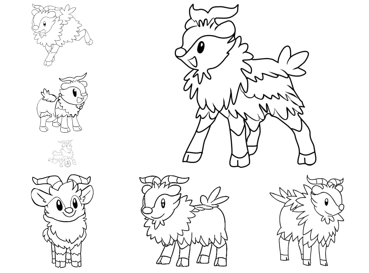 7 desenhos de Skiddo — Para colorir e imprimir