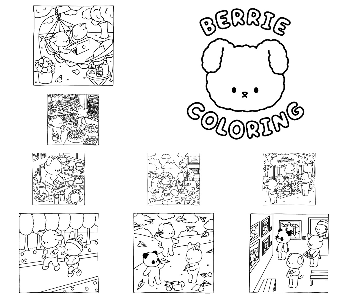 35 desenhos de Berrie Coloring — Para colorir e imprimir