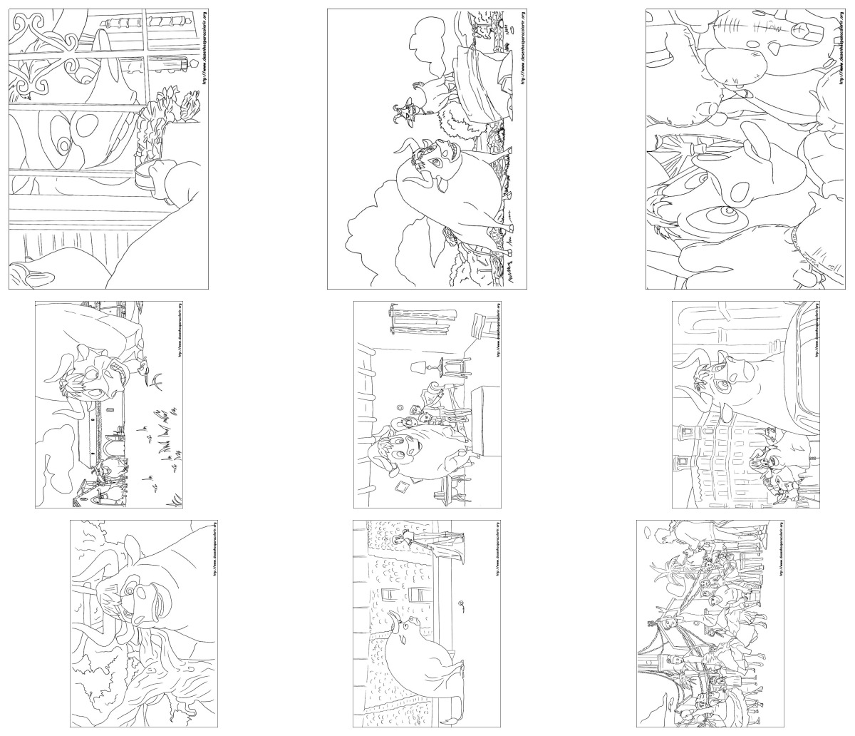 28 desenhos de Touro Ferdinando — Para colorir e imprimir