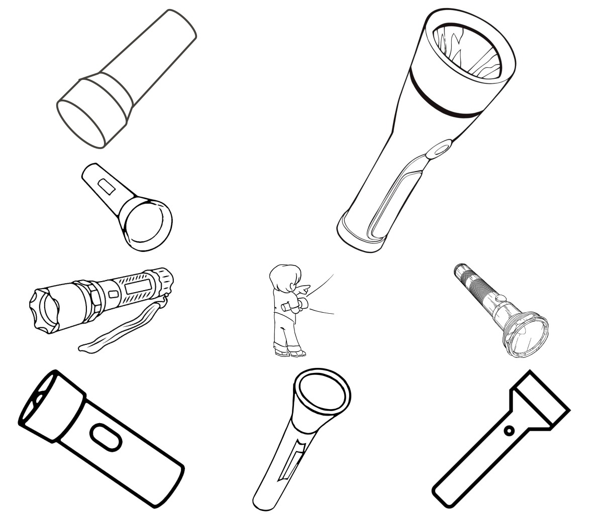 23 desenhos de Lanterna — Para colorir e imprimir
