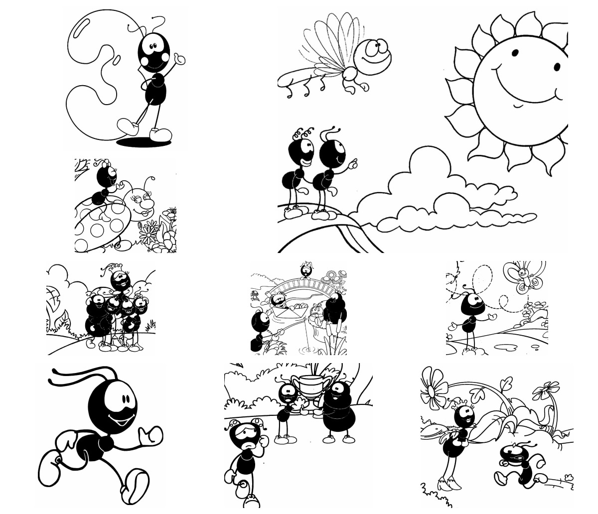 34 desenhos de Smilinguido — Para colorir e imprimir