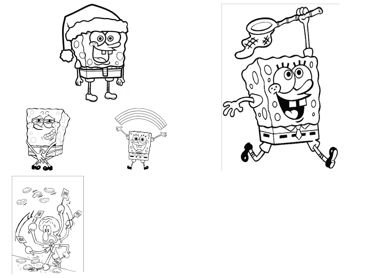 37 desenhos de Bob Esponja — Para colorir e imprimir 37 desenhos de Bob Esponja — Para colorir e imprimir