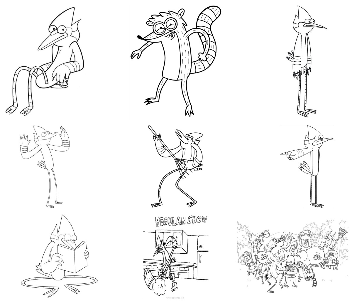 18 desenhos de Apenas um Show — Para colorir e imprimir 18 desenhos de Apenas um Show — Para colorir e imprimir