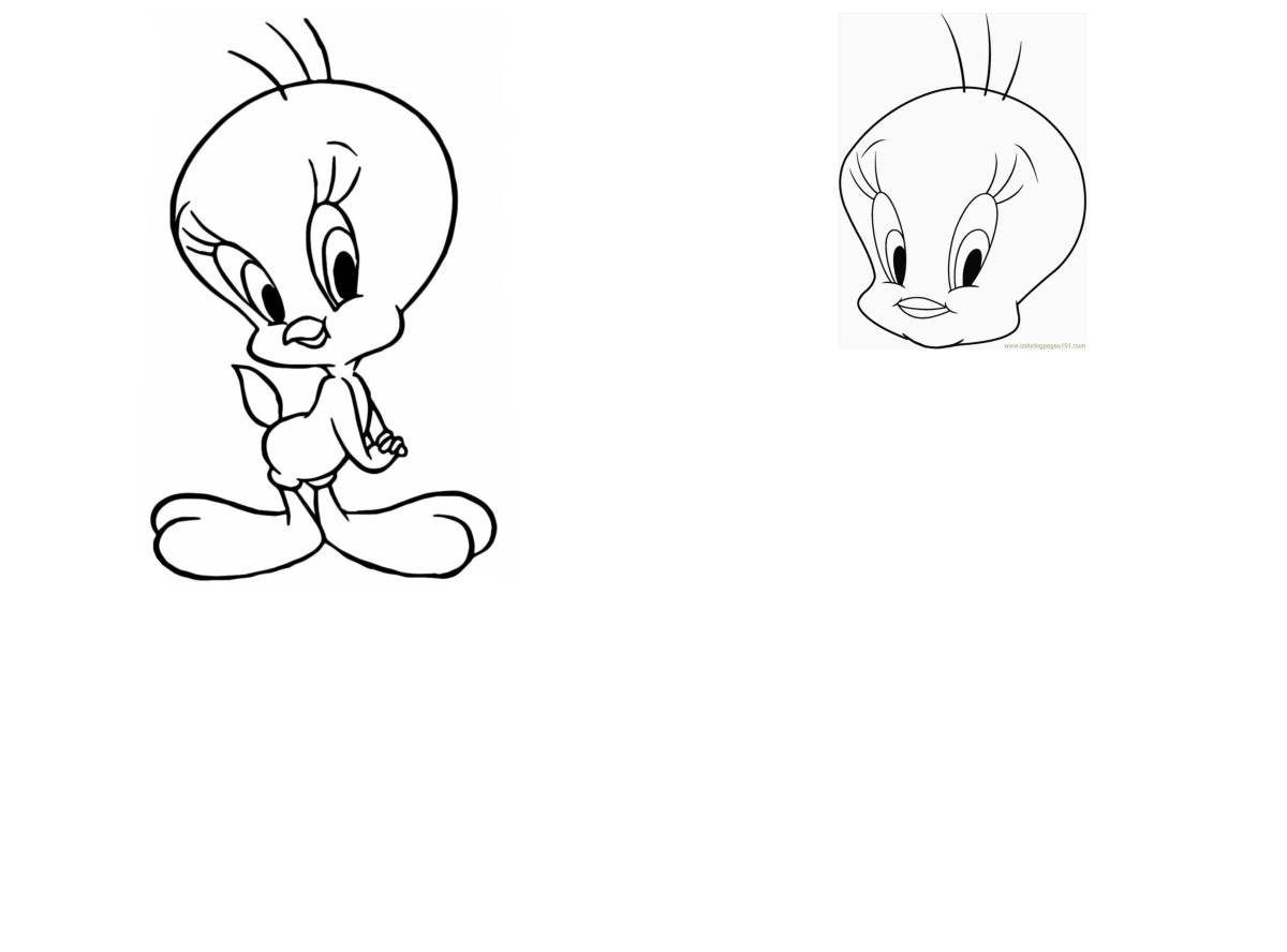 16 desenhos de Piu-piu — Para colorir e imprimir 16 desenhos de Piu-piu — Para colorir e imprimir