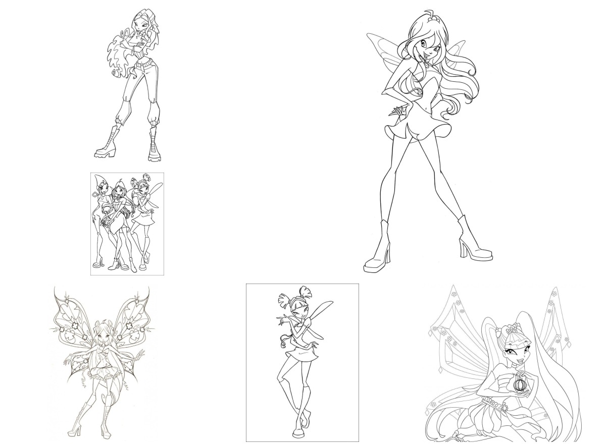 27 desenhos de Winx Club — Para colorir e imprimir 27 desenhos de Winx Club — Para colorir e imprimir
