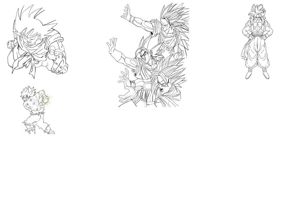 30 desenhos de Dragon Ball Z — Para colorir e imprimir