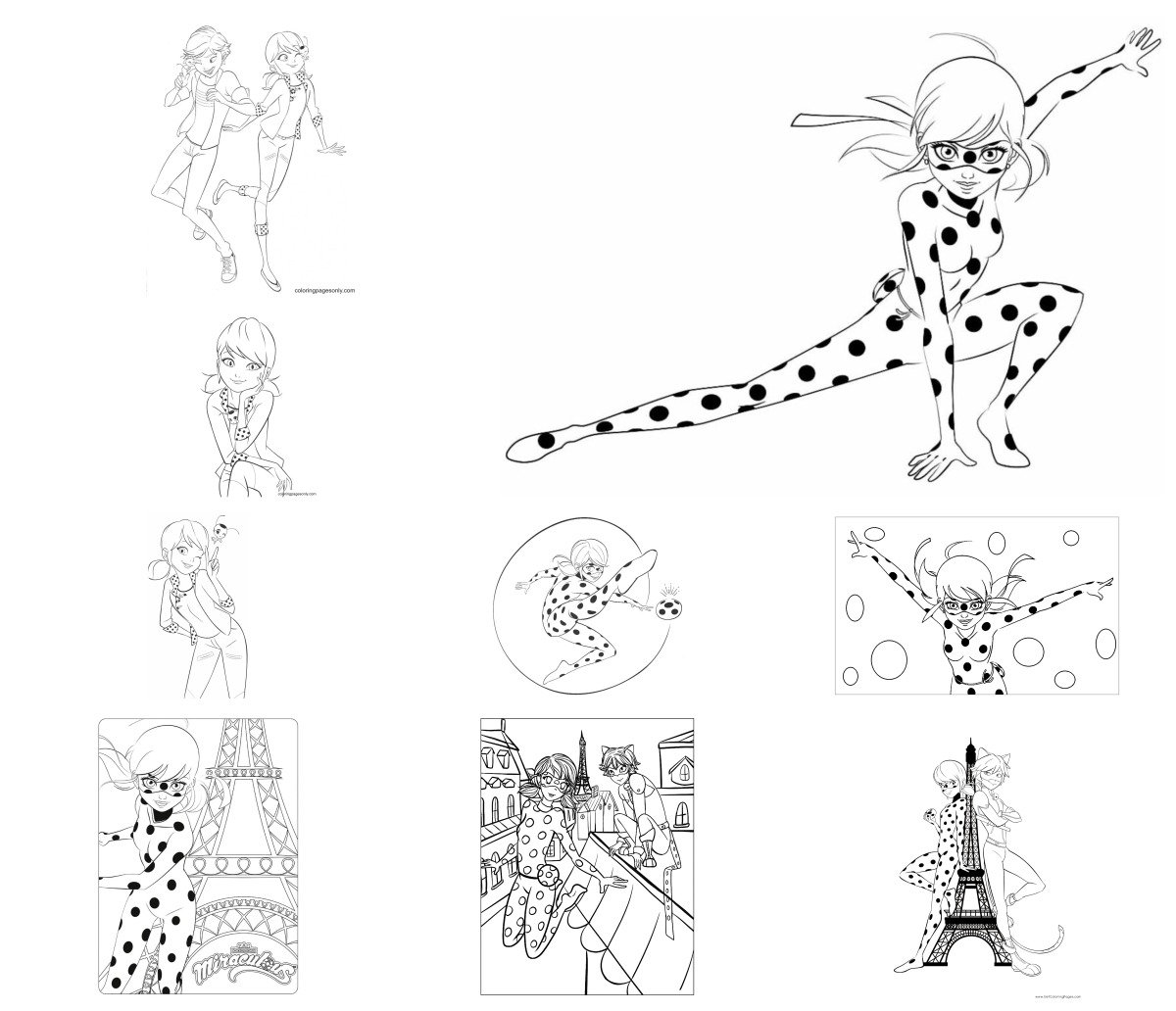 31 desenhos de Ladybug — Para colorir e imprimir 31 desenhos de Ladybug — Para colorir e imprimir