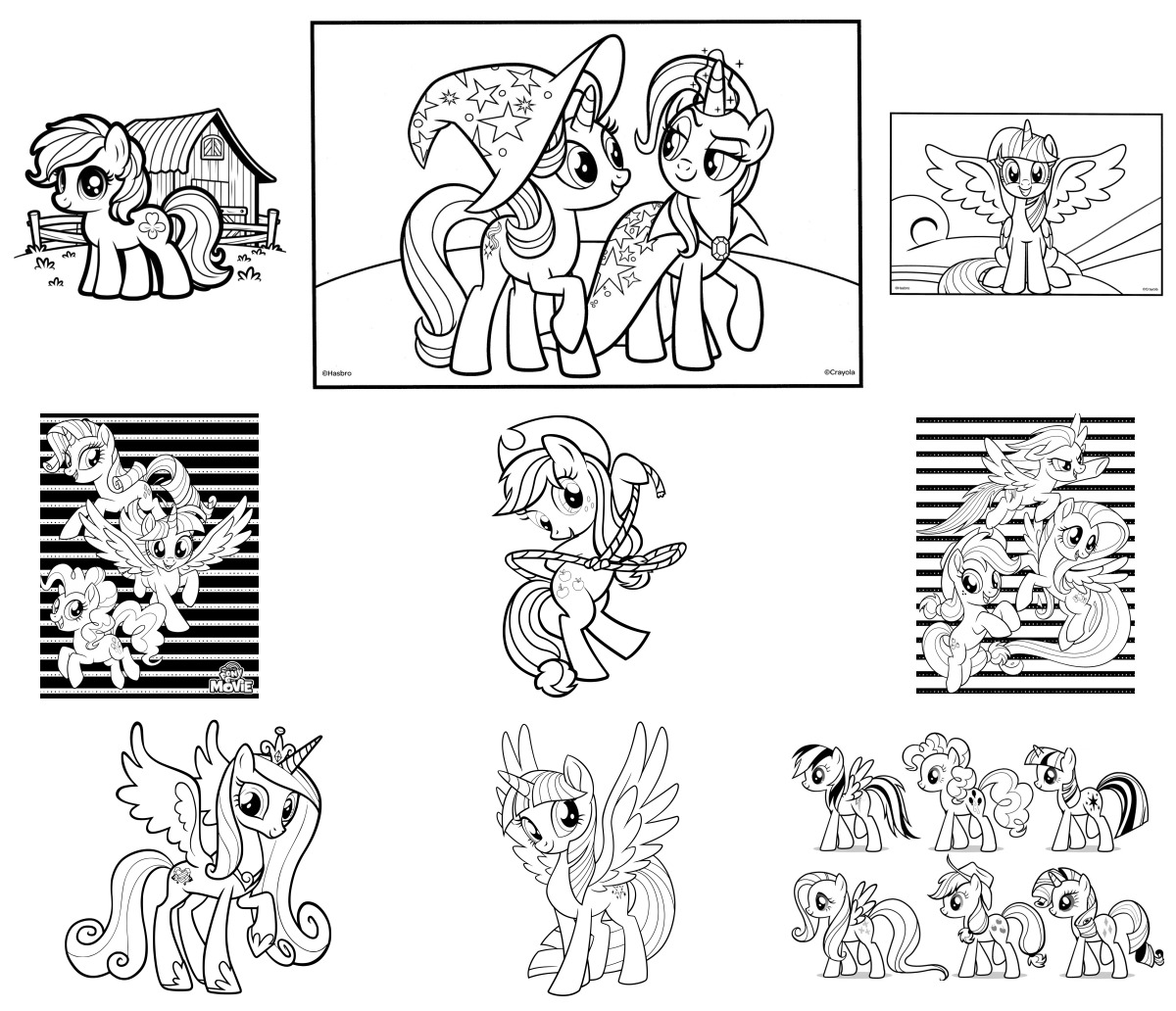 42 desenhos de My Little Pony — Para colorir e imprimir 42 desenhos de My Little Pony — Para colorir e imprimir