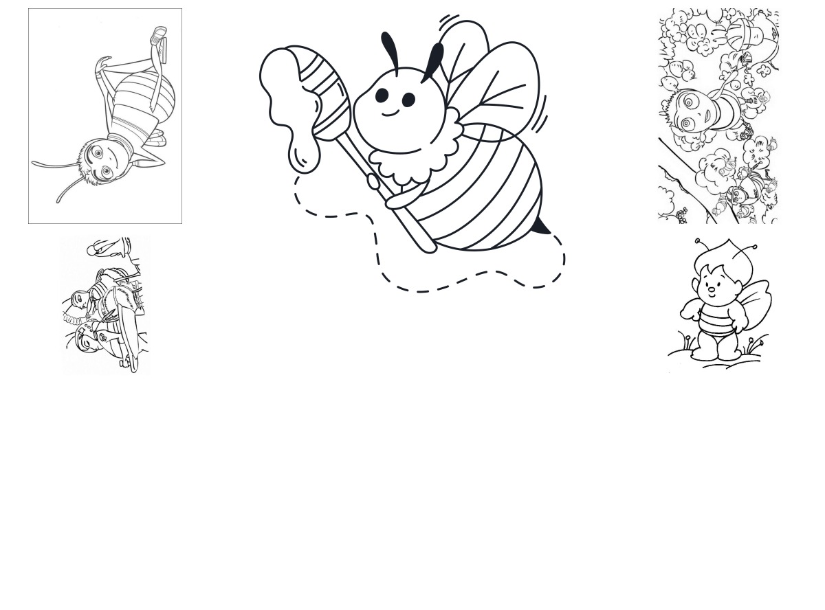 30 desenhos de Abelhas — Para colorir e imprimir 30 desenhos de Abelhas — Para colorir e imprimir