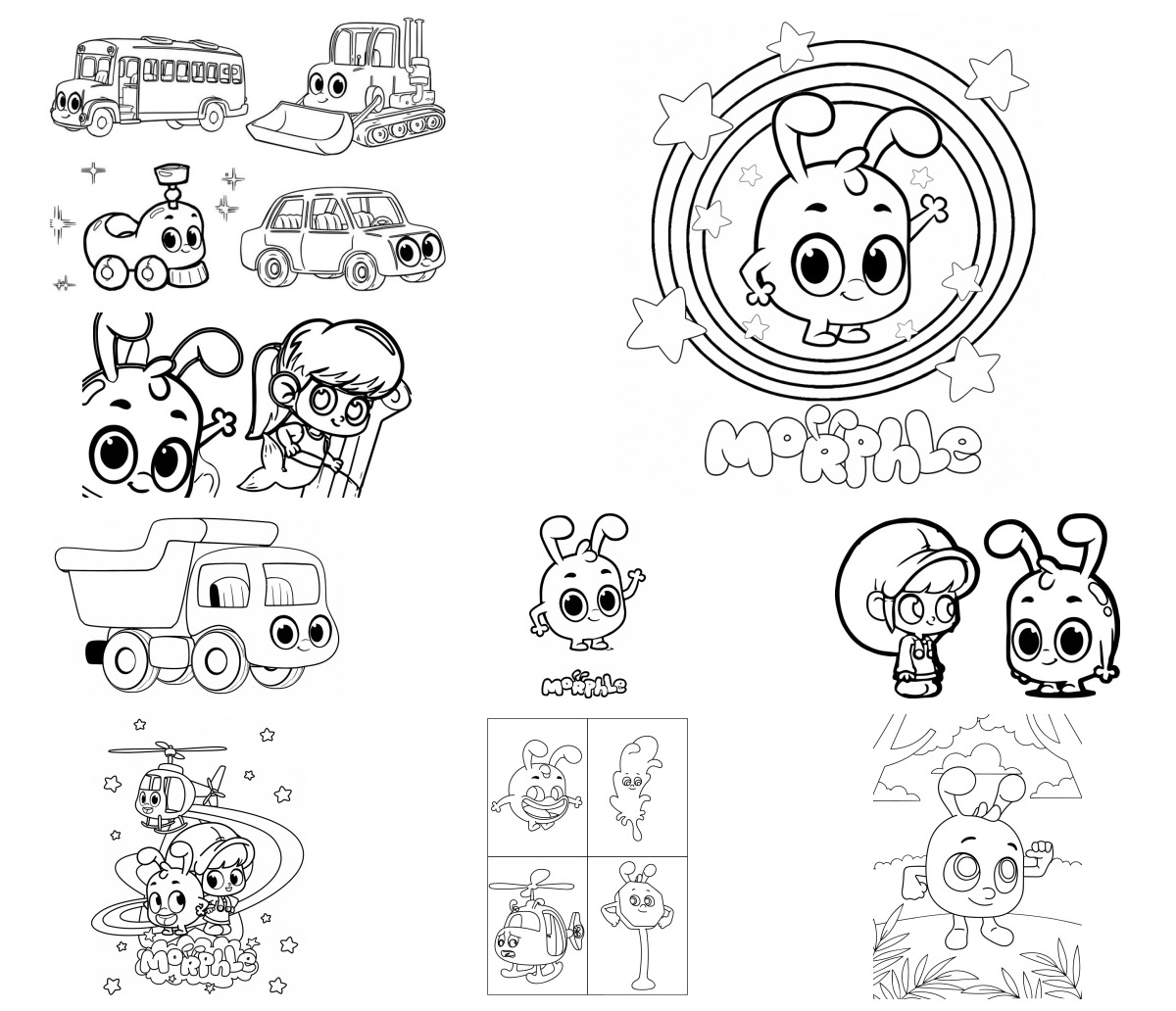 39 desenhos de Morphle — Para colorir e imprimir 39 desenhos de Morphle — Para colorir e imprimir